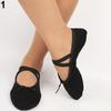 Women Girls Adult Soft Sole Ballet Dance Shoes Fitness Gymnastics Canvas Shoes