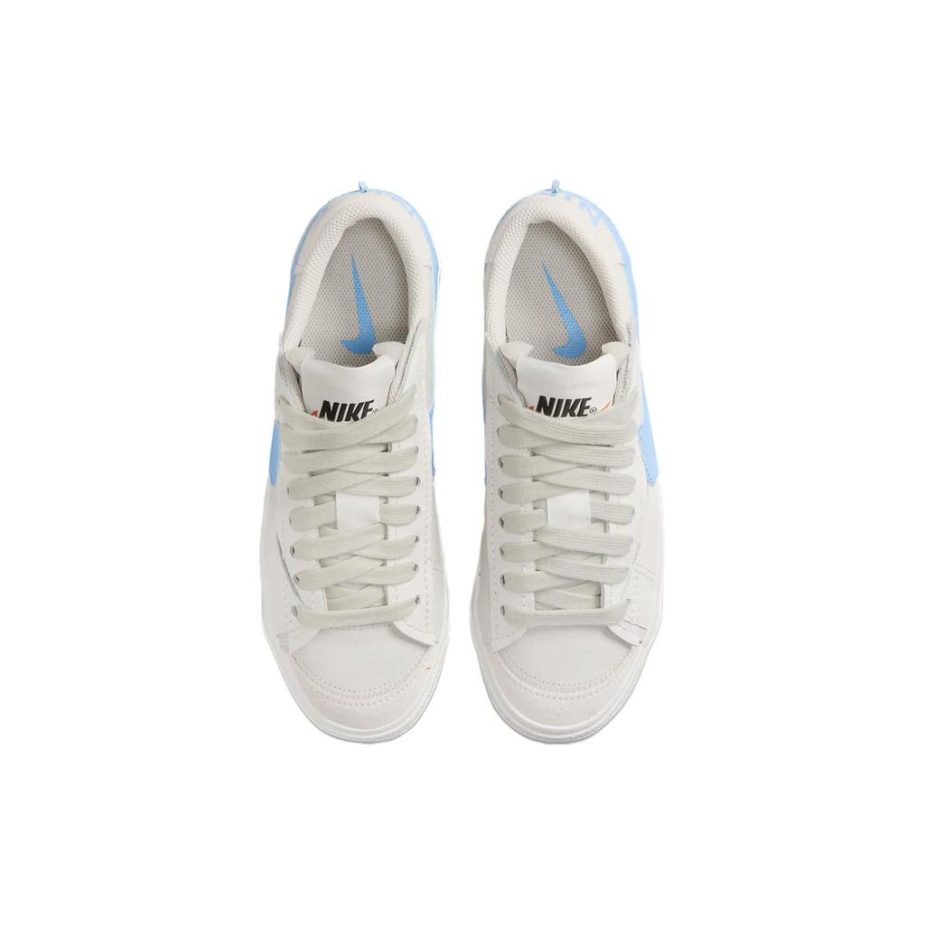 Nike Blazer 77 Jumbo Tênis Cano Baixo Tênis Femininos Cinza Azul DQ1470-003
