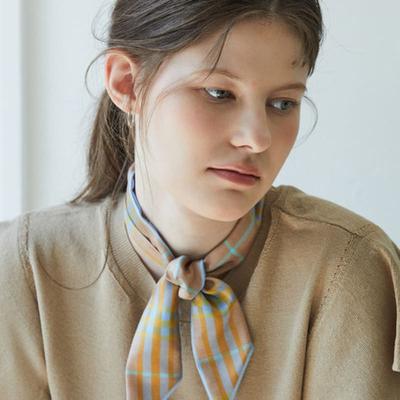 ANA MAISON Here and There Twilly Silk Scarf [PMT-1419]