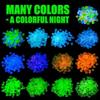 200Pcs Glow In the Dark Garden Pebbles For Sidewalk Garden Terrace Lawn Garden Patio Fish Tank Aquarium Decoration Glow Stone