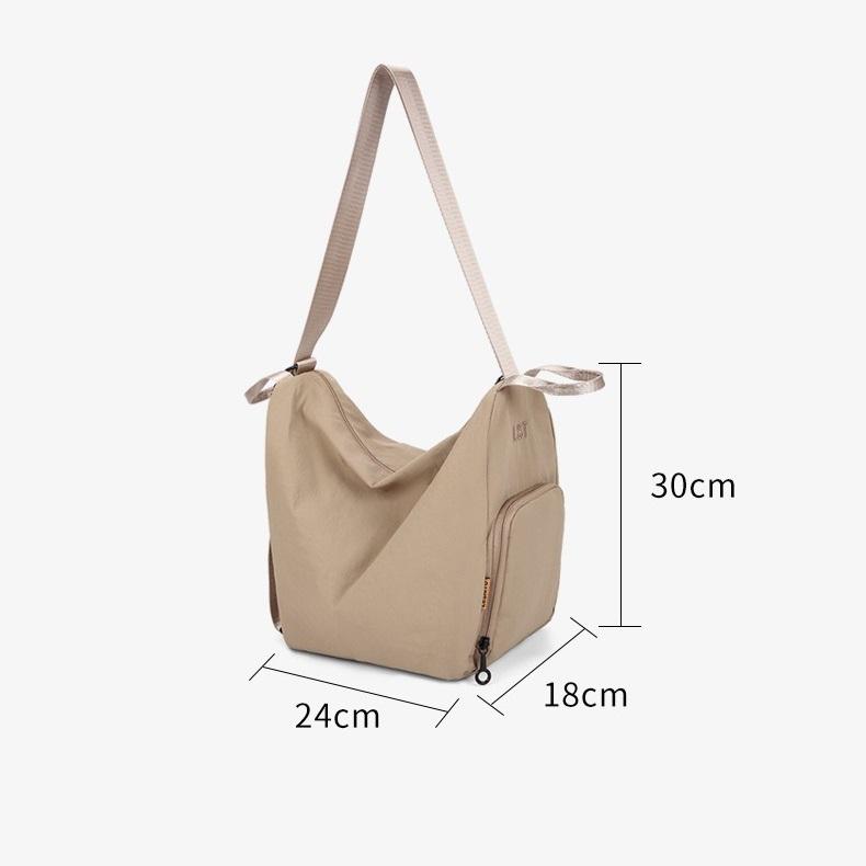 Nylon Multi-purpose Backpack, Portable Shoulder Bag, Water-resistant