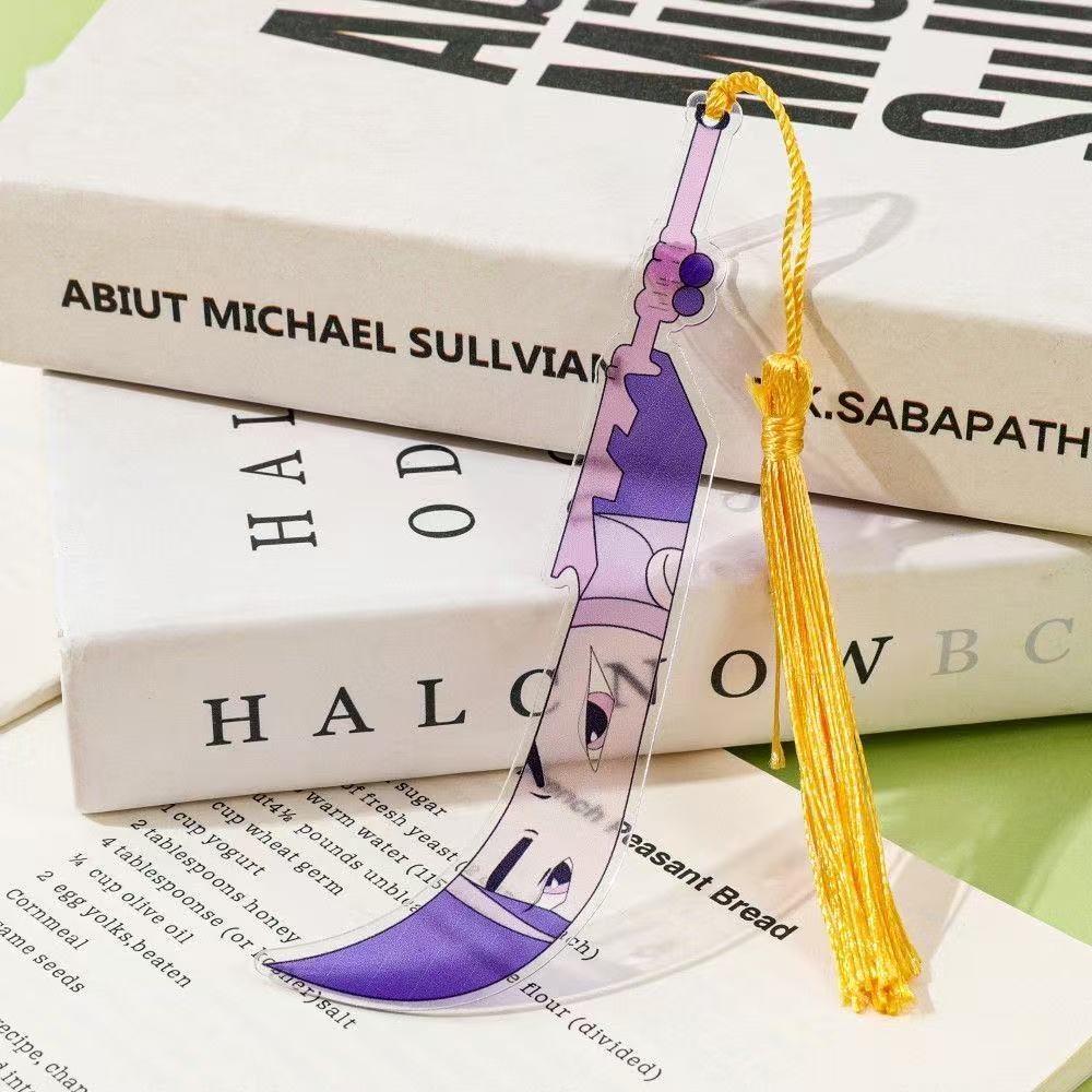 Semn de carte Vânătorii de idoli ai grupului K-Pop, Semne de carte Exorciștii Demonilor Pop, Accesorii de lectură anime pentru iubitorii de cărți fani ai muzicii coreene (Armă Kpop)