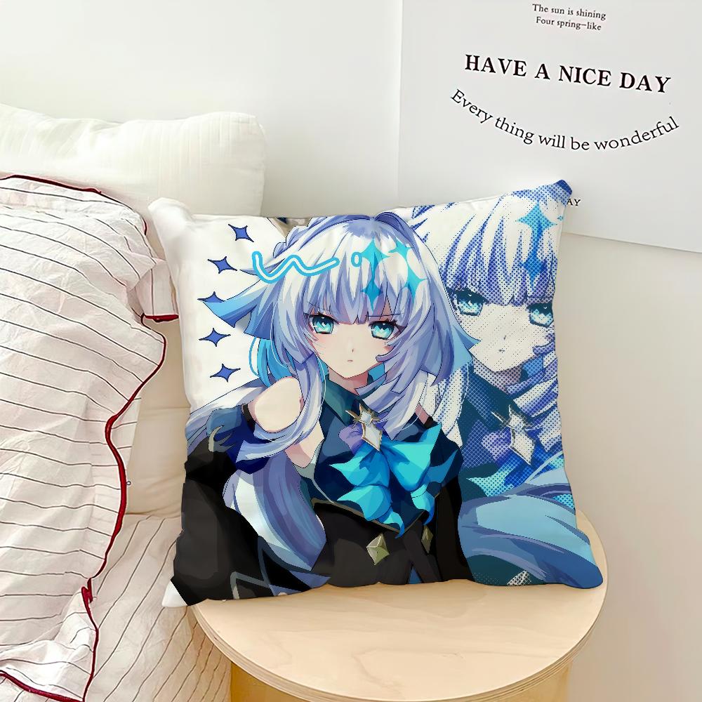 Honkai Star Rail Cerydra kuddfodral Bekvämt mjukt örngott för Soffa Vardagsrum Hemmakontor Dekor Skyddsfodral