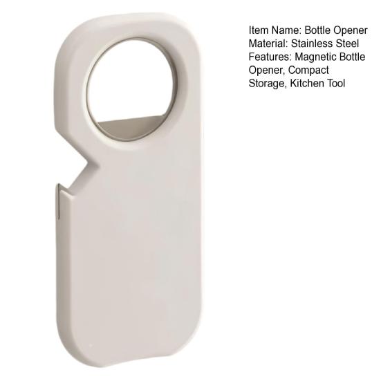 Magnetic Bottle Opener with Refrigerator Magnet Labor-Saving Opener Minimalist Easy Jar