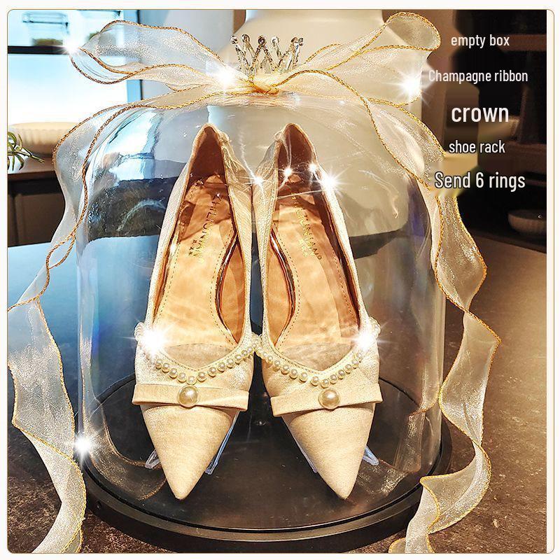 

Свадебная игра «Кольцеброс»: Реквизит для входа и набор скрытых обувных коробок Without Lock