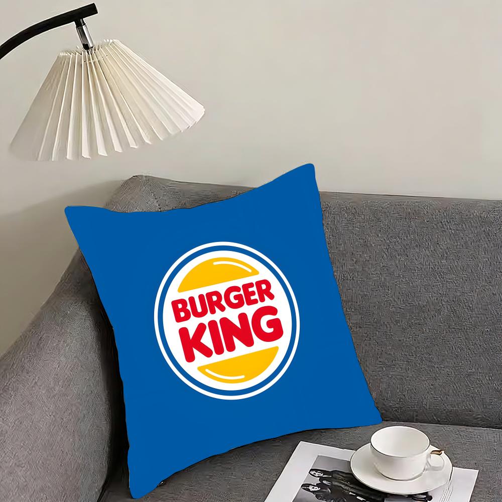 HHun BurgeRr King Brand Cushion Cover Pillowcase Ultra Soft Skin Friendly Fabric Cloud Like Comfort Concealed Zipper