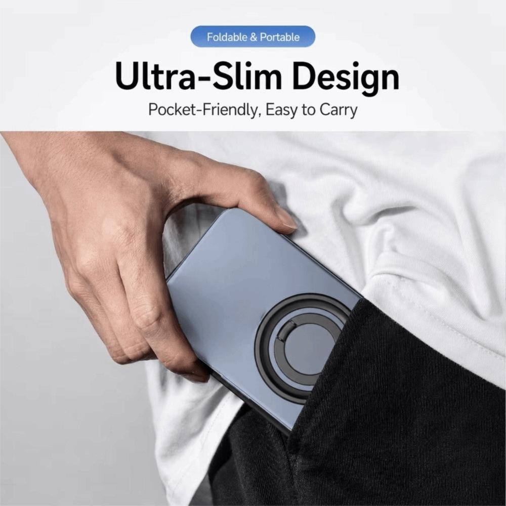360-Degree Rotatable Magnetic Phone Ring Holder Foldable Mobile Phone Holder Cellphone