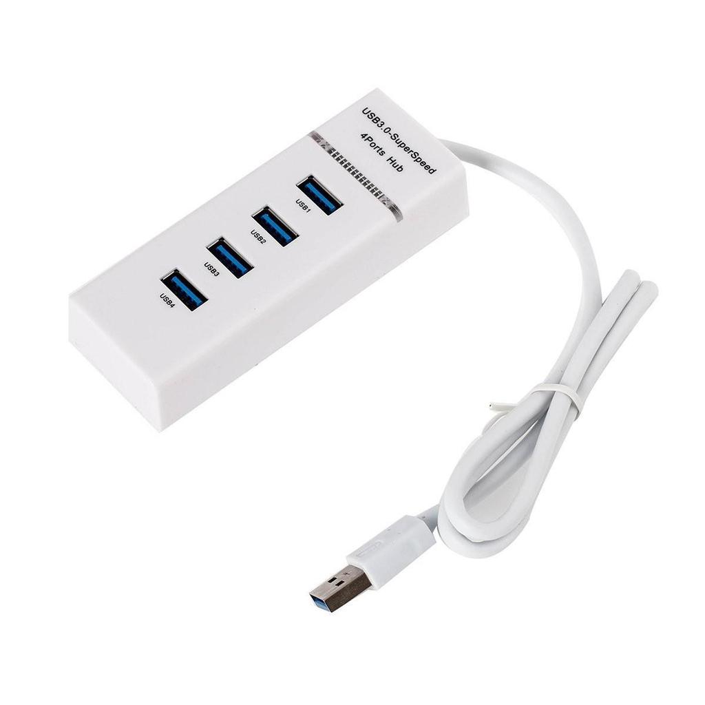 USB 3.0 High-Speed 4-Port Hub Splitter Expander
