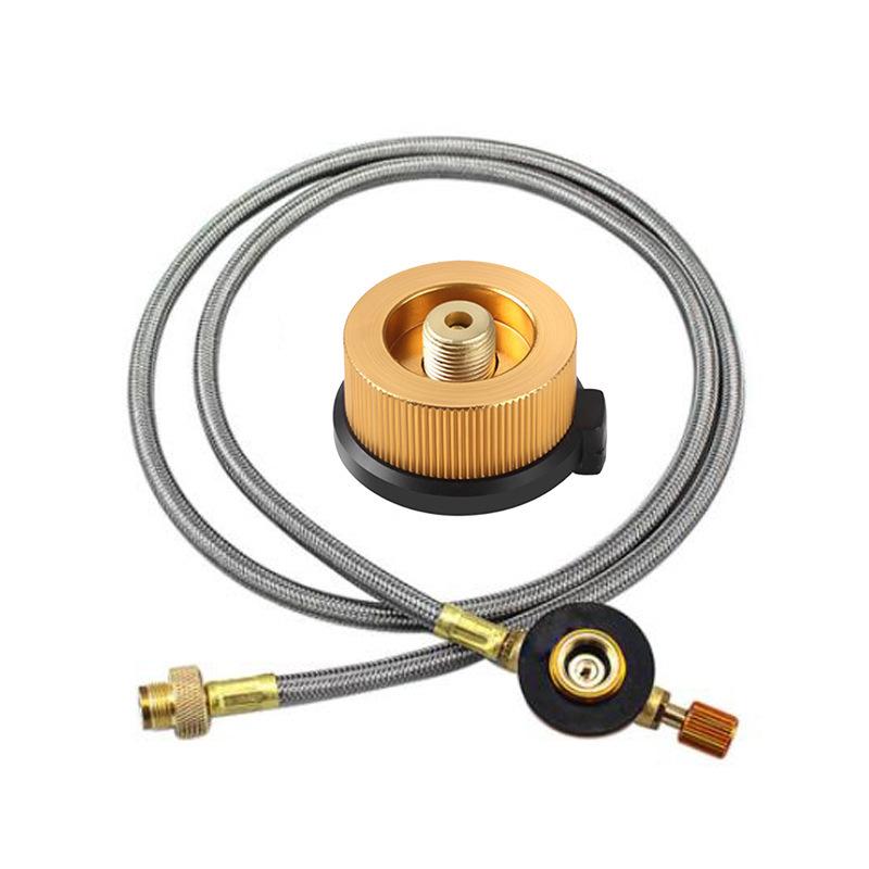 Outdoor Camping Intercharging Adapter Air Tank Converter Head Inflatable Connector Outdoor Supplies Pressure Relief Valve