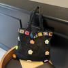 Kleine Frische Gewebte Tasche Damen Neue Modische Shopper Tragetasche Hohl Ferien Strandtasche Reisetasche für den Sommer