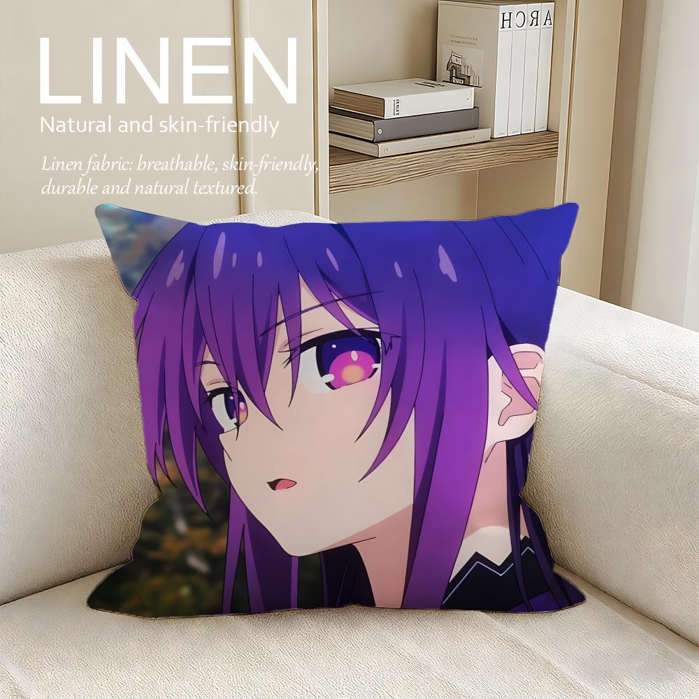 Fantasy DATE A LIVE Cushion Cover Pillowcase Set Pcs x x Breathable Washable Sofa Cushion Cover