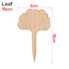 10PCS Eco-Friendly Bonsai Ornament Nursery Pots Wood Sign Tags Bamboo Plant Labels Garden Markers Planting Tools