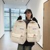 Schoolbag female ins Korean version, large capacity, lightweight and versatile schoolbag, fourth, fifth and sixth grades, middle and high school 