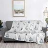 Nautical Skull Sailor Blanket Soft Warm Flannel Throw Blanket Bedding for Bed Living Room Picnic Travel Home Couch