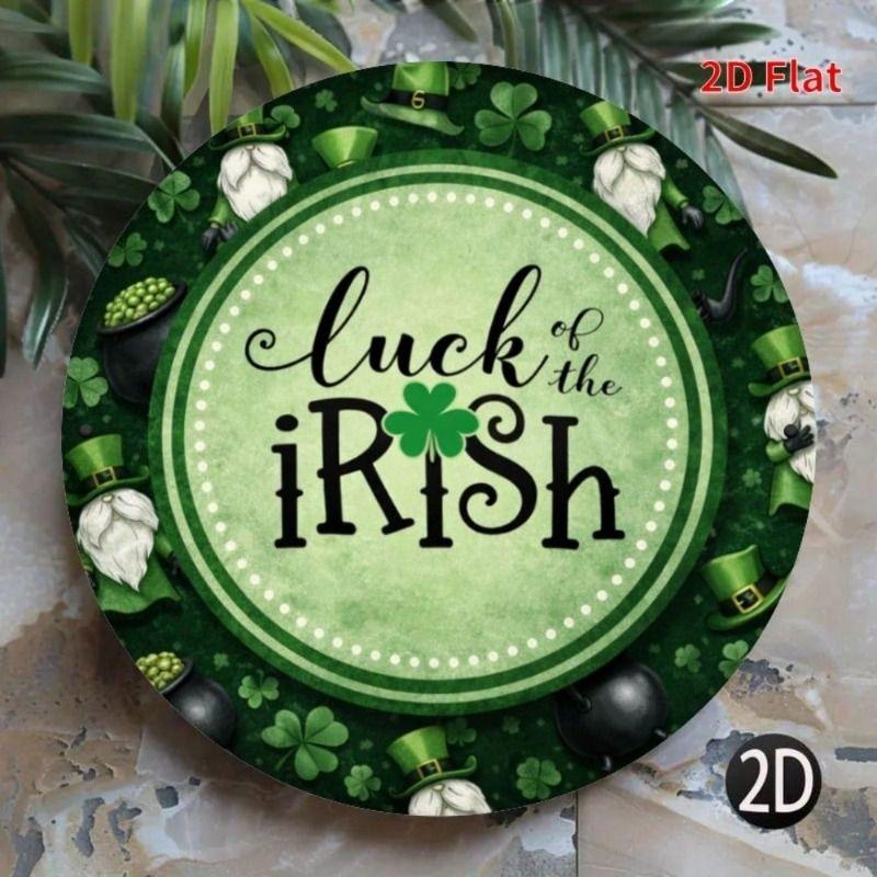 

Metal Wall Poster Luck Of The Irish St Patricks Day Gift Home Decor
