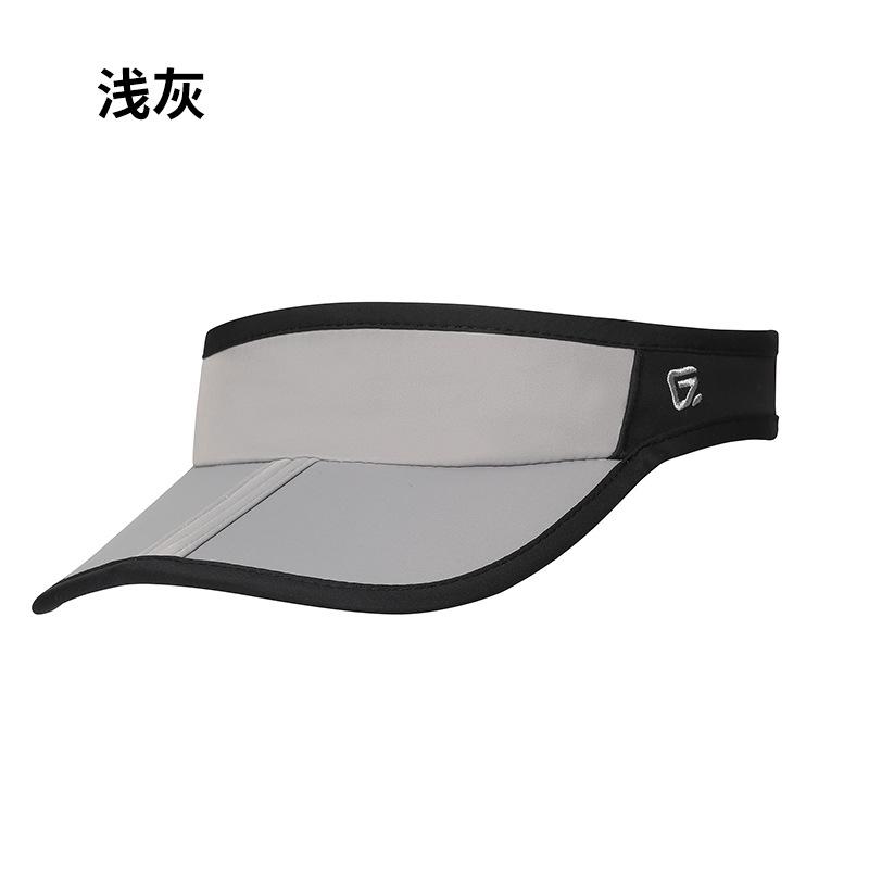 Summer portable folding empty top hat outdoor running sports breathable sun hat men's fashion versatile women's sun hat