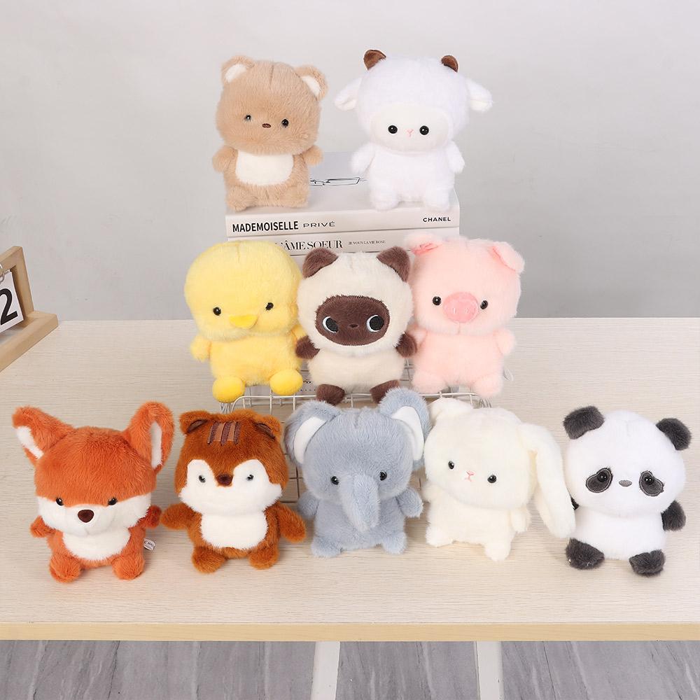 Desk Cute 16cm Plush Companion Doll Elephant Bear Stuffed Animal Super Soft Plush Animal Plush Toy Desk
