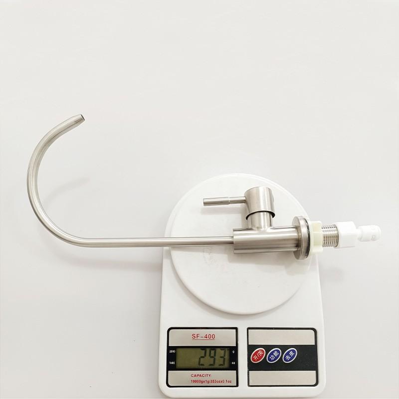 

DN8 прямой питьевой кран бытовой кухонный очиститель воды аксессуары 304 нержавеющая сталь гусиная шея кран для машины чистой воды