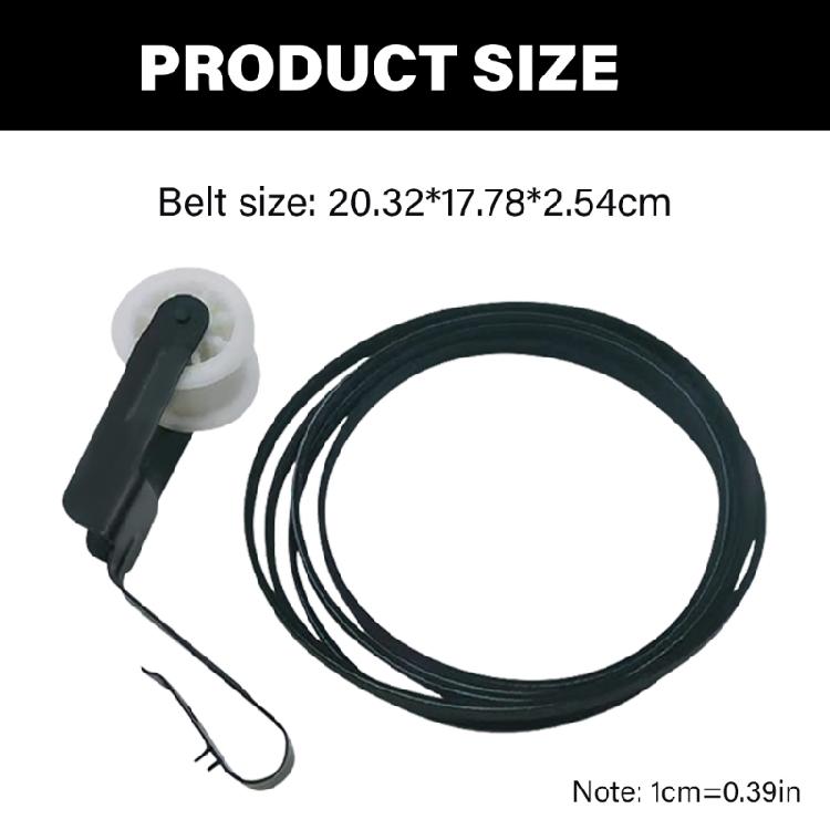Dryer Repair Kit Drum Rollers Belt Pulley Replacement Maintenance Repair Kit for 341241 691366 Dryer Accessories