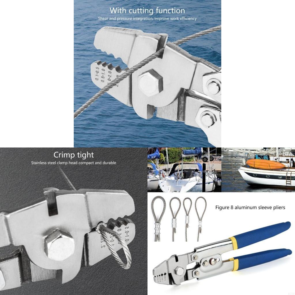 

H7EE Wire Rope Crimping Tool Stainless Steel Wire Rope Cable Aluminum Crimping Sleeve China Mainland