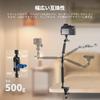 NEEWER 55cm Magic Arm with Adjustable Overhead Shooting Clamp Dual Ball Head Smartphone Holder 1/4" and 3/8" Screws ARRI Articulating Mount Crab Clamp