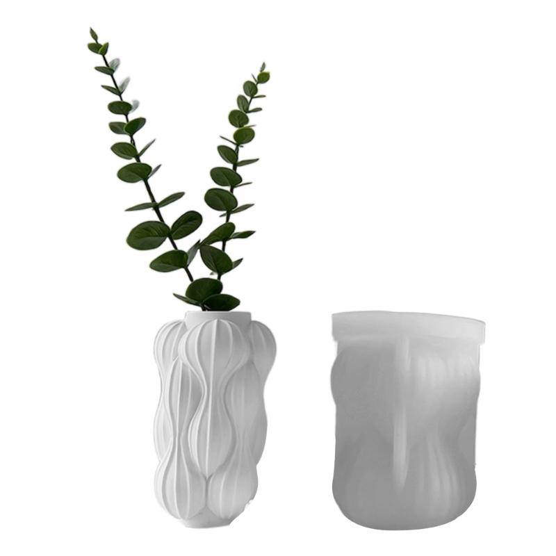 Geometric Vase Silicone Mould Epoxy Resin Casting Mold DIY Flower Pots Planter Jewelry Molds Flower Arrangement Decors
