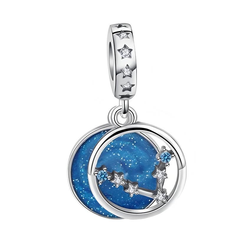 Charms Do Pandora Pendant Charm Zodiac Sign Pisces Stars Charms Strawberry