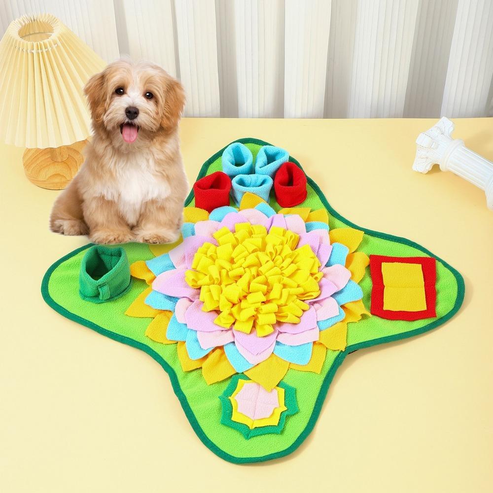 Pet Sniffing Training Mat Dog Intelligence Training Food Storage Blanket Slow Feeding Mat Pet Toy