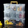 1pcs Portable Storage Suitable for Outdoor Work Classified Screw Accessories Home Desk Use Portable Tool Storage Box