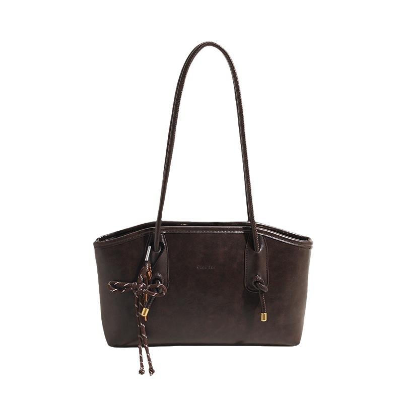 Premium texture large-capacity commuter bag women's 2025 new autumn and winter shoulder underarm bag niche light luxury tote bag