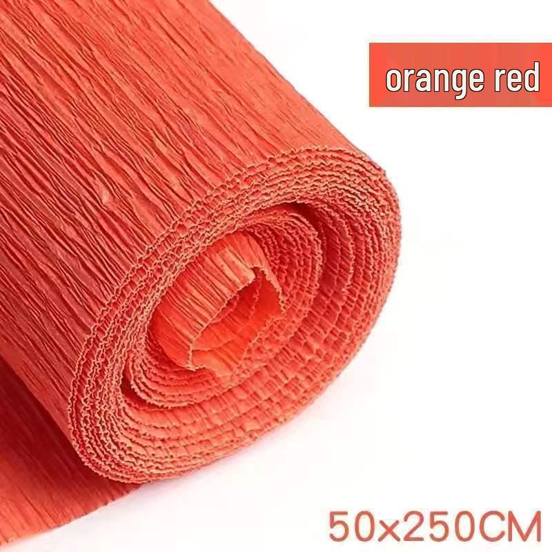 Thickened Colored Crepe Paper for DIY Rose Origami and Kindergarten Crafts