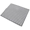 Sink Mat Rubber Gray Grid Insert Pad 33x28 Cm