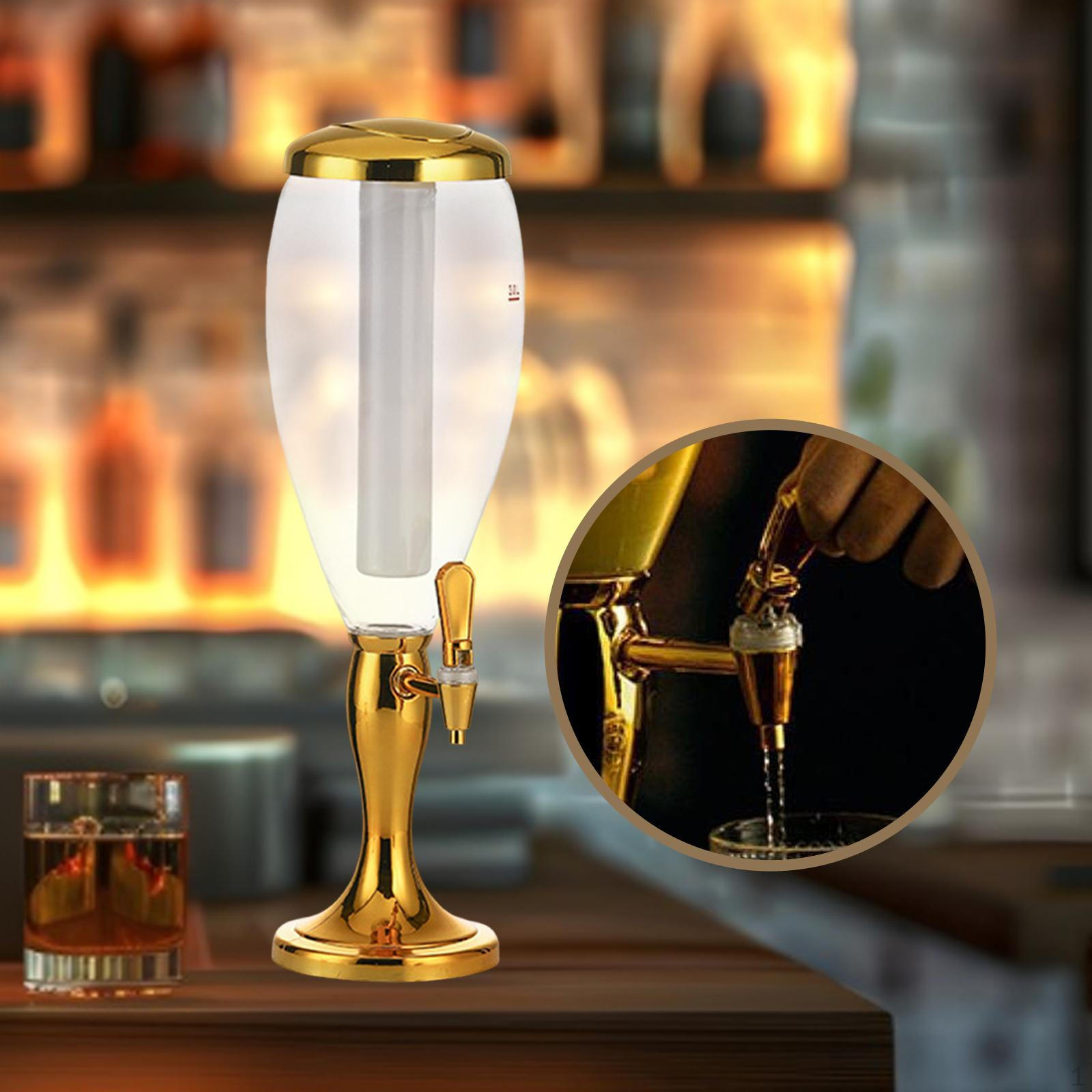 

Диспенсер для пива Прочный Универсальный Барный инструмент Напитки золотой