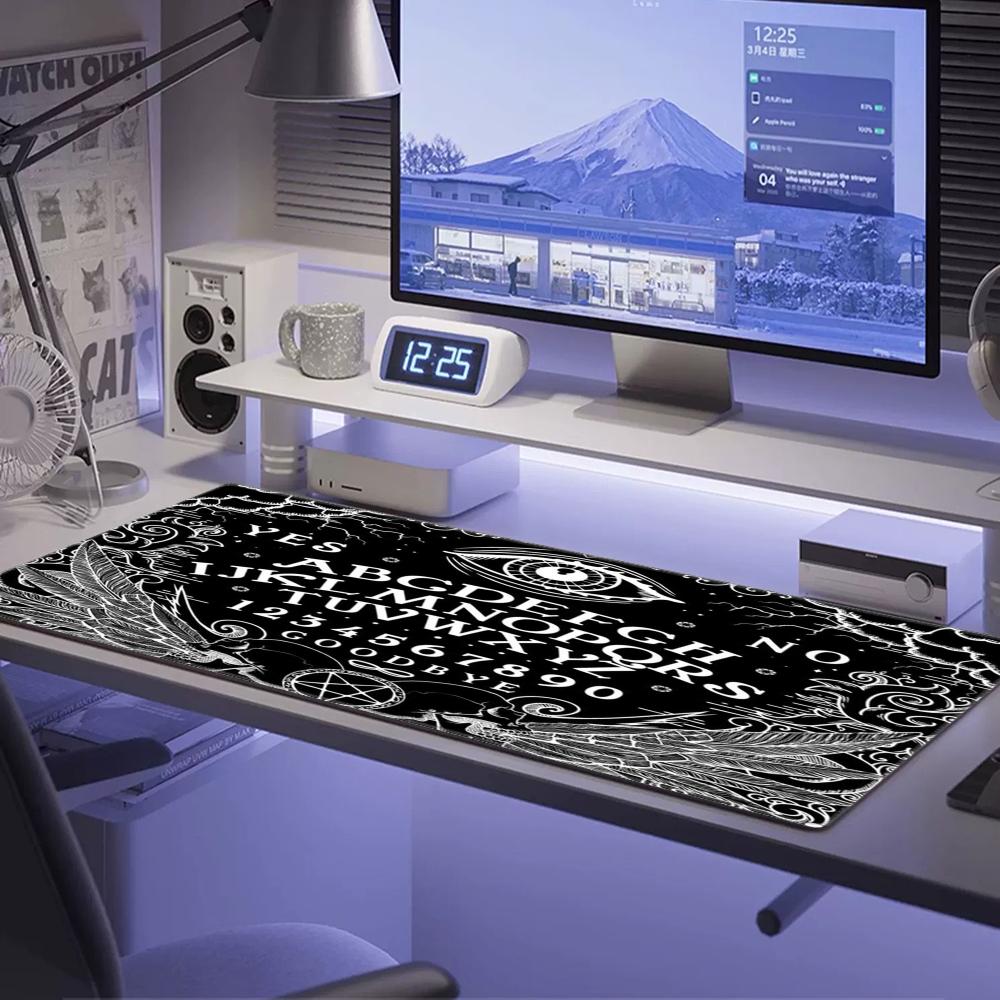 Ouija Boards Mouse Pad Gaming Mousepad Abstract Large 800x400mm 2024 New Model MouseMat Gamer XXL Mause Carpet PC Desk