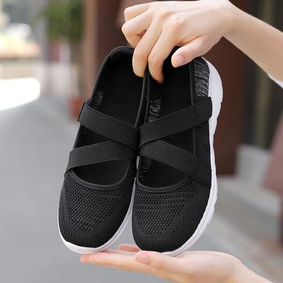 Femmes Décontracté Tennis Sports Léger Été Maille Semelle Plate Confortable Randonnée Respirant Chaussures Vulcanisées Baskets Féminines