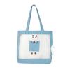 Cartoon Pet Carrier Bag Breathable Pet Outing Shoulder Bag Portable Cats Dogs Tote Bag  Summer
