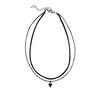 Minimalist Women's Black Choker Necklace - Versatile Collarbone Chain Accessory