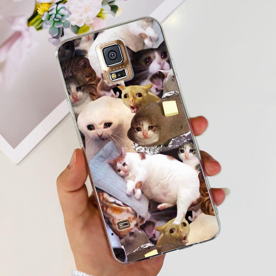 For Samsung Galaxy S5 Case SM-G900F G900I G900M Stylish Painted Cover Soft Silicone Phone Case For Samsung S5 S 5 GalaxyS5 Shell