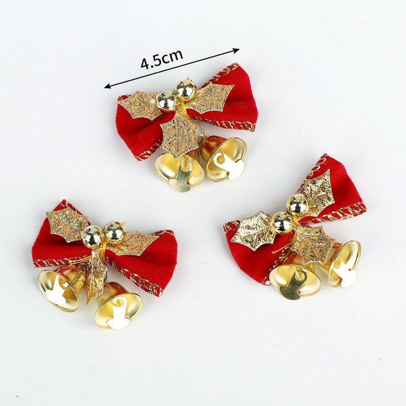 Christmas Bowknot Bells: Tree & Gift Decorations, Sealing Ties, Hair & Handmade Accessories