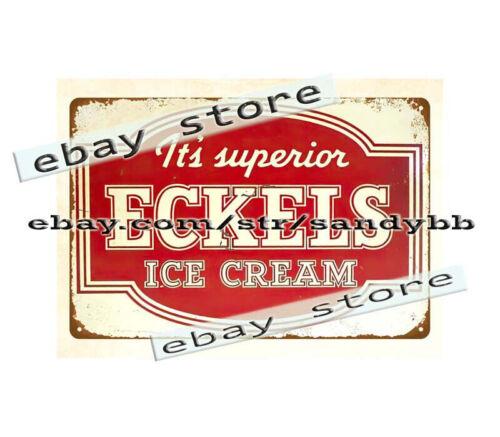 

Eckels Ice Cream metal tin sign decorate garage partyAluminum 20x30cm（7.8x11.8inch）
