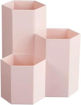 New Portable 3 Lattices Cosmetic Make\-up Brush Storage Box Makeup Polish Cosmetic Holder Make Up Tools Pen Holder Rack