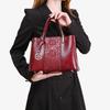 New Chinese-style Original Jacquard Red Handbag, Wedding Bag, Chinese-style Elegant Large-capacity Handbag for Middle-aged Women and Mothers