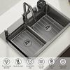 4Pcs Silicone Drain Pad Drying Mat Pots Dish Drain Mat Sink Protector Mats For Kitchen Tableware Non-slip Anti-scald Coaster