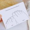 10 Sheets/Lot Nails Display Card Hand Feet False Nail Tips Packing Card Nail Art Storing Cardboard Manicure Showing Cards