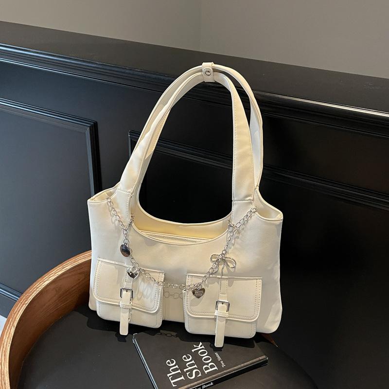 Bags Large-capacity Women's Armpit Bags 2025 New Simple Commuter Bags Korean Version Versatile Shoulder Tote Bags