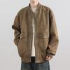 Spring New Jacket Loose Work Jacket Trendy Leather Jacket Outdoor Waterproof Leather Jacket Men Motorcycle Suit