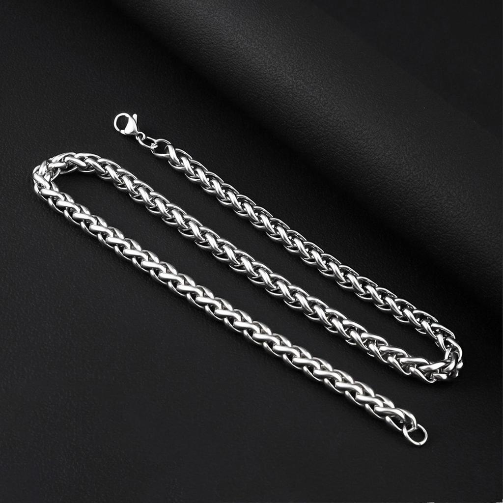 Chain Necklace Choker 3mm Fashion Single Clavicle with Lobster Clasp for