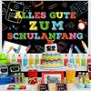 1pc Decoration Supplies:German Printing for The Opening Season, Returning To School Ceremony,Flag Raising,School Party, Photo Taking, Background Cloth