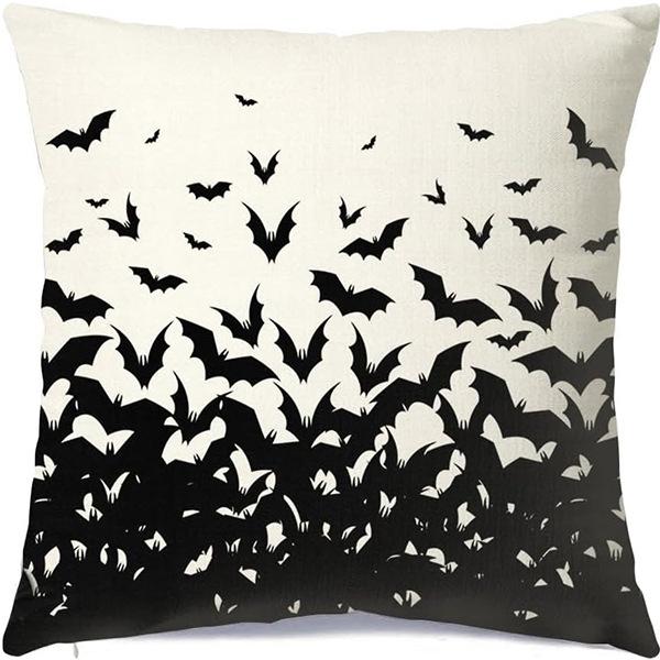 Creative Cartoon Cute Animal Print Linen Pillow Case Home Sofa Car Decoration Pillow