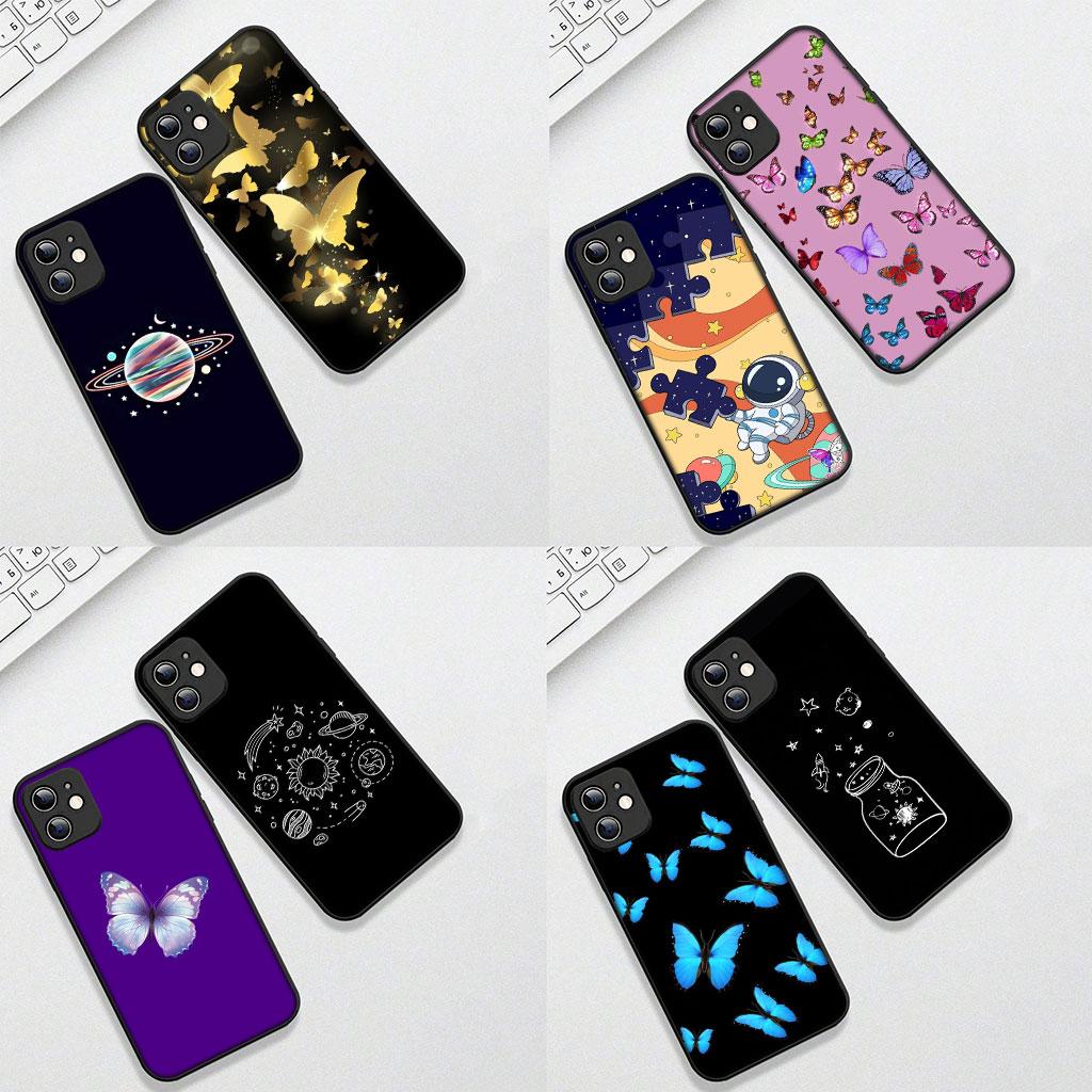 Cover for Motorola Moto E13 E20 E32 E22 G22 G23 G32 G60 G72 G7 G8 G82 G9 Plus Power Case Astronaut Universe Stars Butterfly Sky